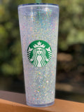 Personalized White Star Starbucks Tumbler