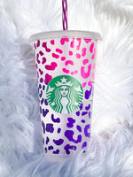 Leopard Color Changing Cold Cup