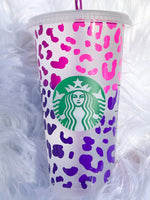 Leopard Color Changing Cold Cup