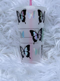 Holographic Rainbow Butterfly Cold Cup