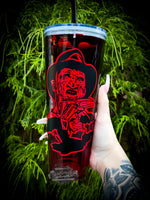 Freddy Krueger Blood Drip Snow Globe Tumbler